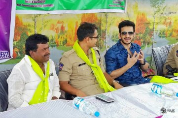 Akhil Akkineni At Haritha Haram Event